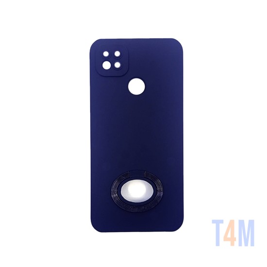 Funda de Silicona con Anilla de Soporte para Xiaomi Redmi 10a Negro